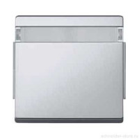 Aquadesign Клавиша 1-ная с полем для надписи, IP44,  алюм.