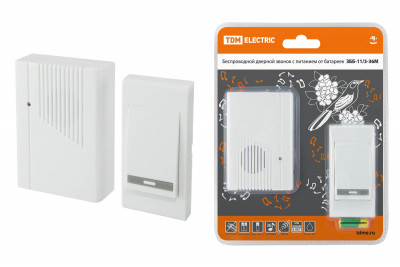 Звонок ЗББ-11/3-36М (беспр., бат.) TDM Electric, SQ1901-0003