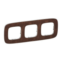 Legrand Valena ALLURE.Рамка "Кожа".3-постовая универсальная, 754453