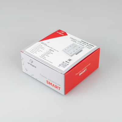 Панель Sens SMART-P38-MIX White (230V, 4 зоны, 2.4G) (Arlight, IP20 Пластик, 5 лет), 027118