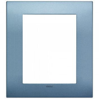 Vimar Накладка CLASSIC на 8 модулей синяя матовая, 19668.76