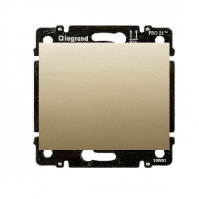 Legrand Заглушка - Galea Life - без фиксатора кабеля - лицевая панель - titanium, 771478