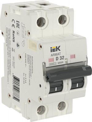 ARMAT Автоматический выключатель M06N 2P D 32А IEK, AR-M06N-2-D032