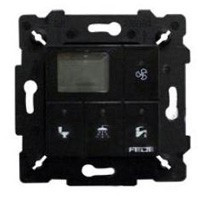 FD28603-M Fede Fede Выключатель для ванной (освещ.+вентиляция) с дисплеем и таймером,с суппортом  800/150Вт 250В~,