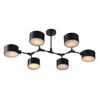 Evoluce SLE183402-06 Светильник потолочный Черный/Черный E14 6*60W