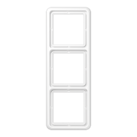 Рамка для вертикальной и горизонтальной установки, 3 поста; дюропласт; белый; CD500, CD583WW