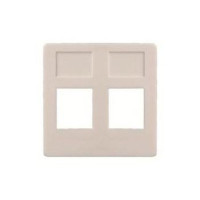 FD17897-A Fede Fede Плата монтажная Multimedia для 2-х разъёмов, бежевая