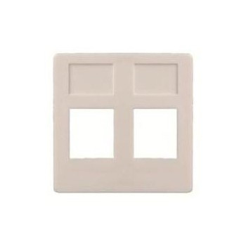 FD17897-A Fede Fede Плата монтажная Multimedia для 2-х разъёмов, бежевая