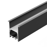 Профиль SL-COMFORT-4551-F-2000 ANOD BLACK (Arlight, Алюминий), 031766