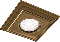 FD1098CPB Fede PADOVA Светильник квадратный PADOVA, Bright Patina