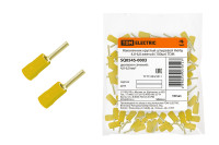 Наконечник круглый штыревой НкИш 4,0-6,0 желтый (100шт) TDM Electric, SQ0545-0003