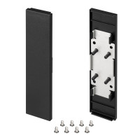 Заглушка SL-LINE-25100-DUAL BLACK глухая (Arlight, Пластик), 033038