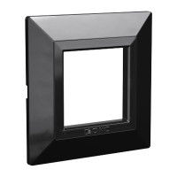 4402852 - ДКС Рамка из металла, "Avanti", черная, 1 пост