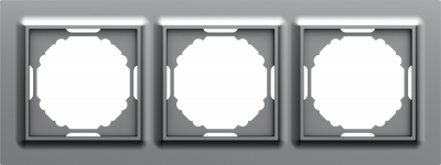 Donel A07 Wave матовый серый рамка 3-я, серия DB, DEW21340