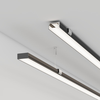 Профиль LINE-1708-2000 ANOD BLACK (Arlight, Алюминий), 040299