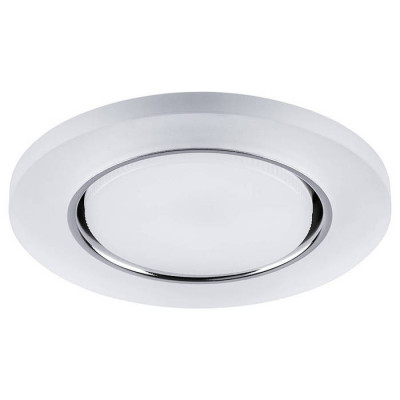 Светильник встраиваемый со светодиодной подсветкой 20LED*2835 SMD 4000K, 15W GX53, без лампы,белый матовый, CD5020 с драйвером в комплекте, Feron 32659