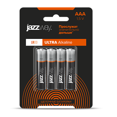 LR03 JAZZway ULTRA Alkaline BL- 4, 5010802