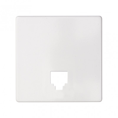 Simon 82 Detail Белая Накладка розетки ТЛФ (75480-, 75481-), 82062-60