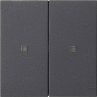 536928 Gira Клавиша двойн., без надписи с контрольным окошком 536928 Gira Клавиша двойн., без надписи с контрольным окошком