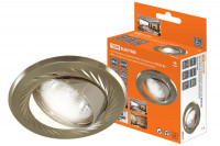 Светильник встраиваемый поворотный СВ 02-02 MR16 50Вт G5.3 матовый никель/никель TDM Electric, SQ0359-0006