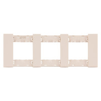 Рамка на 3 поста цвет-песочный матовый Meiton, AA4802M3AM