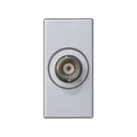 Simon SConnect Плата с разъёмом BNC "мама", пайка 22,5х45мм, алюминий, K102D-8