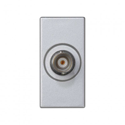 Simon SConnect Плата с разъёмом BNC "мама", пайка 22,5х45мм, алюминий, K102D-8