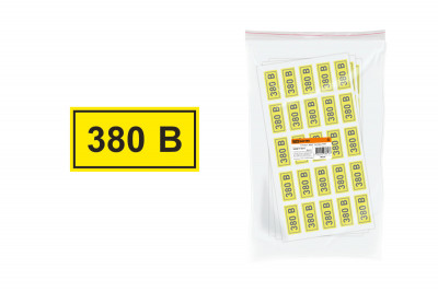 Символ "380В" 15х50мм TDM Electric, SQ0817-0011