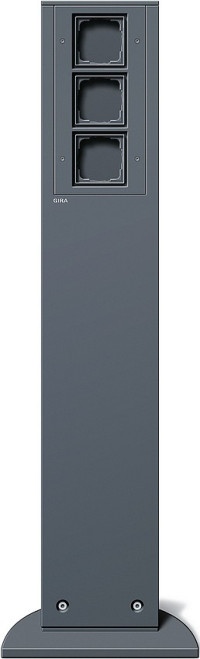 134528 Gira Энергетическая стойка 491 мм с тремя свободными гнездами