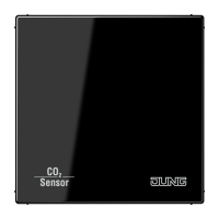 KNX/EIB датчик углекислого газа, влажности и комнатной температуры, CO2LS2178SW