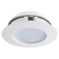 Eglo 95887 Светодиод. встраиваемый светильник PINEDA, 1х12W(LED), ?102, IP44, пластик, белый