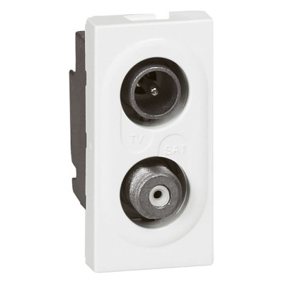 78795 - Розетка TV-SAT - Программа Mosaic - 1 модуль - белый, Legrand