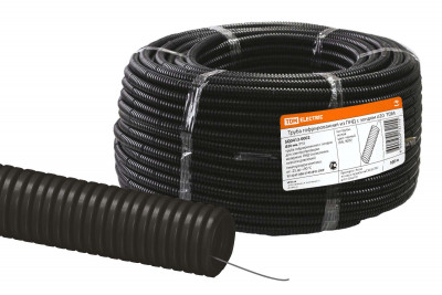 Труба гофр. ПНД d 20 с зондом (100 м) легкая TDM Electric, SQ0413-0002