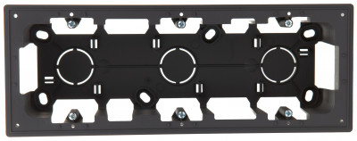 Simon Монтаж короб для накл монт на 3 модуля, графит, 2400753-038