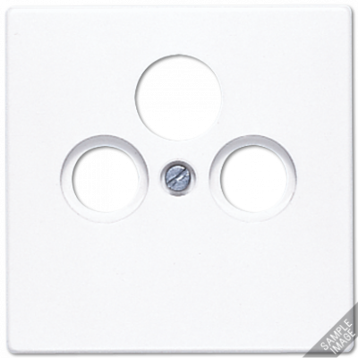 Крышка для SAT-TV-FM-розеток, фиксация винтом; термопласт; слоновая кость; LS990, LS990SAT