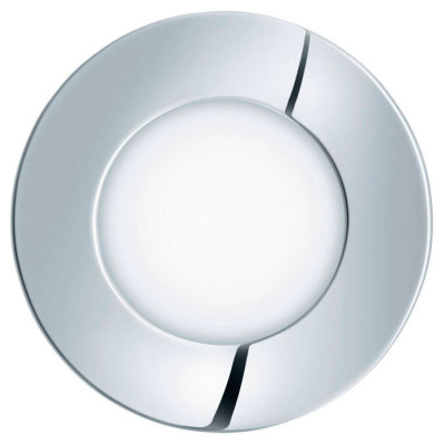 96053 Светодиод. ультратонкая встраиваемая панель FUEVA 1, 2,7W (LED) 3000K, ?85, IP44, хром