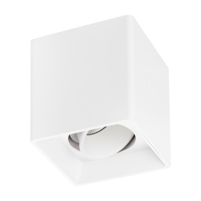 Lightstar 052066 Светильник PVC RETTANGO GU10 БЕЛЫЙ (в комплекте)