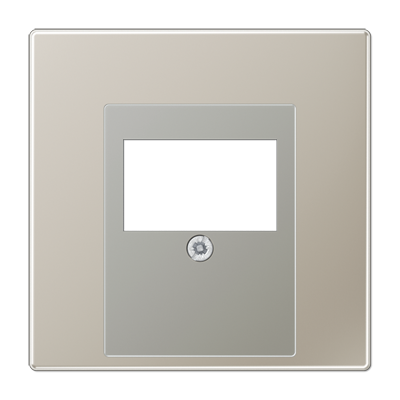 Крышка для ТАЕ и USB розеток, фиксация винтом; металл; нержавеющая сталь; Edelstahl, ES2969T