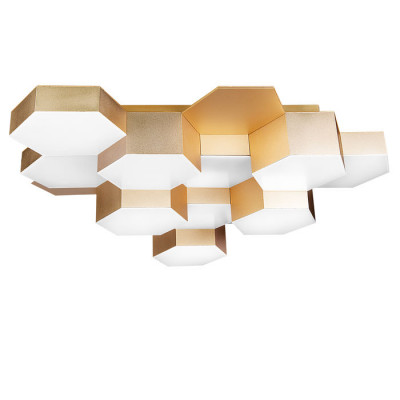 Lightstar 750123 (MX13003032-12А) Люстра потол FAVO LED-60W 2880LM Satin Gold 4000K (в комплекте)