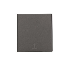 Выключатель STRONG 1 кл возвратный 10А с/у графит KRANZ, KR-78-0712-6