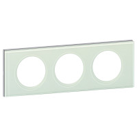 Legrand Рамка - Программа Celiane - 3 поста - смальта белая глина, 069313