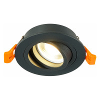 ST LUCE ST251.418.01 Св-к встр. Черный GU10 1*50W  IP20 L90xW90xH27 220V Без ламп