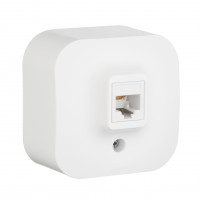 Legrand Розетка телефонная RJ11 - Legrand Quteo - IP20 накладной монтаж - белый, 782214