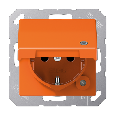 SCHUKO® розетка с крышкой, A1520BFKLKOO