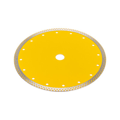 Диск алмазный отрезной сплошной, 230х22,2мм, сухой/мокрый рез KRANZ, KR-90-0118