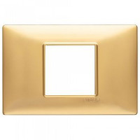 Vimar Накладка для 2 модулей центрально золото матовое, 14652.25