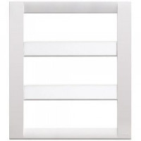 Vimar Накладка для 18 (6+6+6) модулей пластик белый, 16749.01