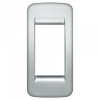Vimar Накладка на 1 модуль RONDO для панелей металл металлик серебрянный, 16783.21