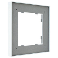 IRIDIUM Рамка на 1 пост, белый, Monaco 04 без кромки, 04P101