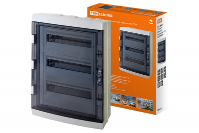 Бокс ЩРН-П-54 модуля навесной пластик IP65 TDM Electric, SQ0908-0008